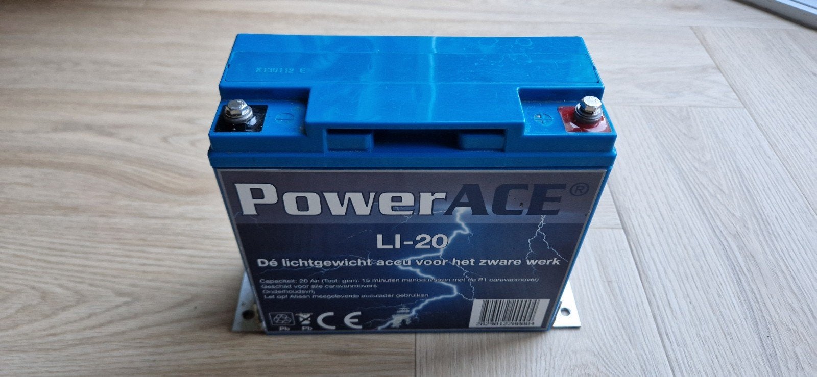 PowerACE LI-20 Lichtgewicht Accu - 20Ah, Ophalen of Verzenden, Gebruikt, Universele onderdelen