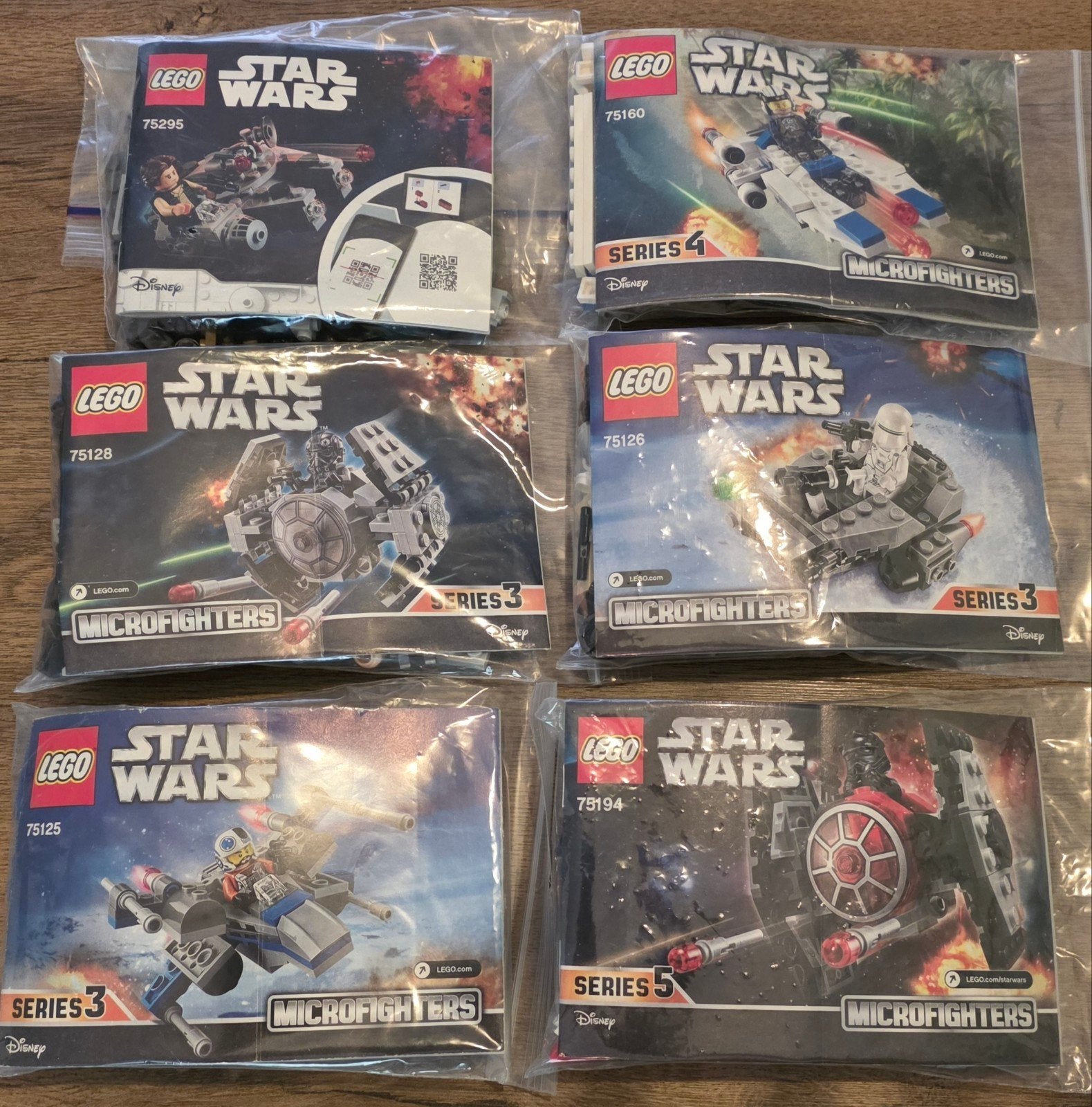 LEGO Star Wars Microfighters sets - 100% compleet, Star Wars, Lego, Ophalen of Verzenden, Zo goed als nieuw