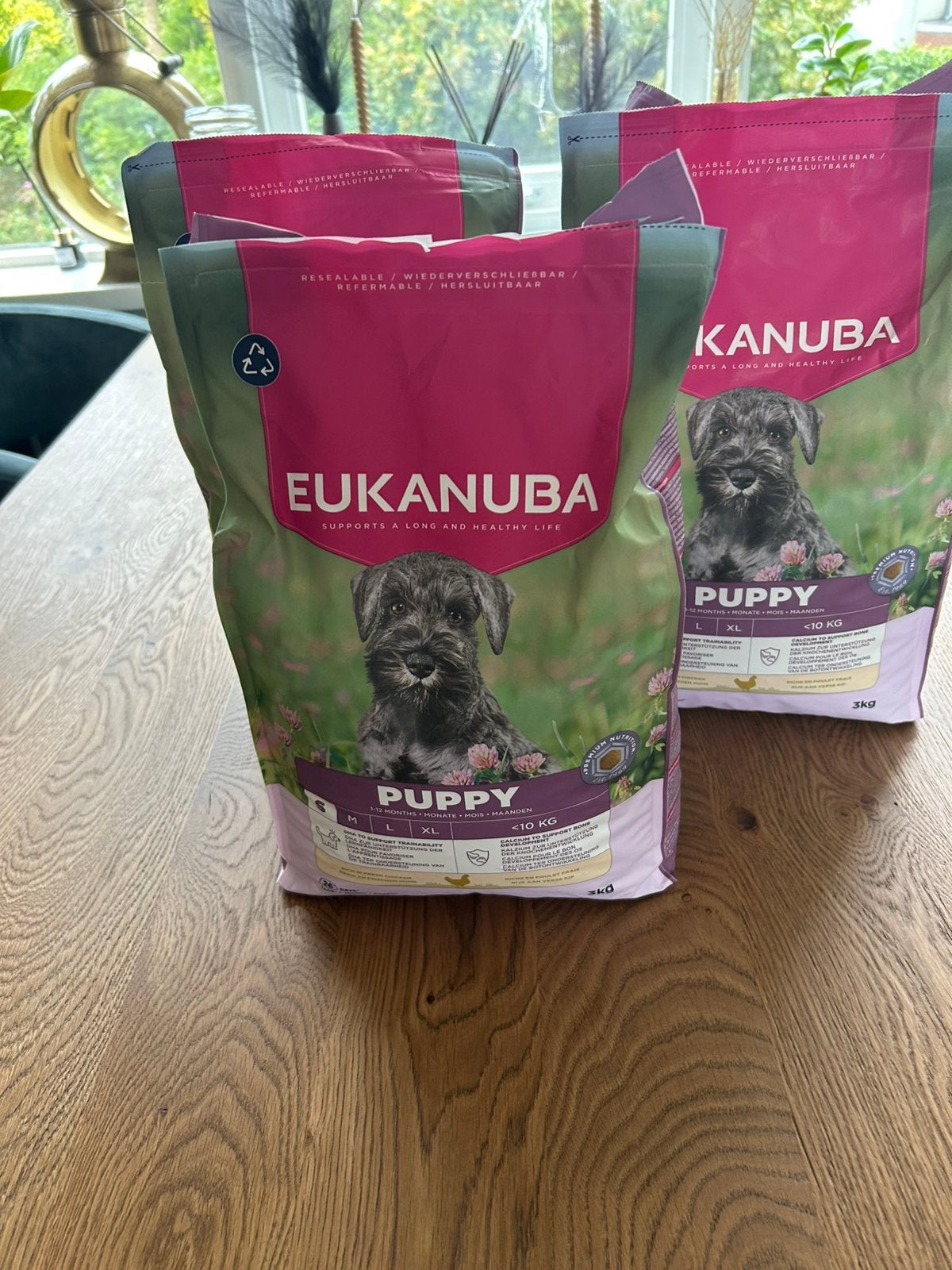 Eukanuba puppy voer. 3 zakken van 3 kilo., Ophalen, Hond