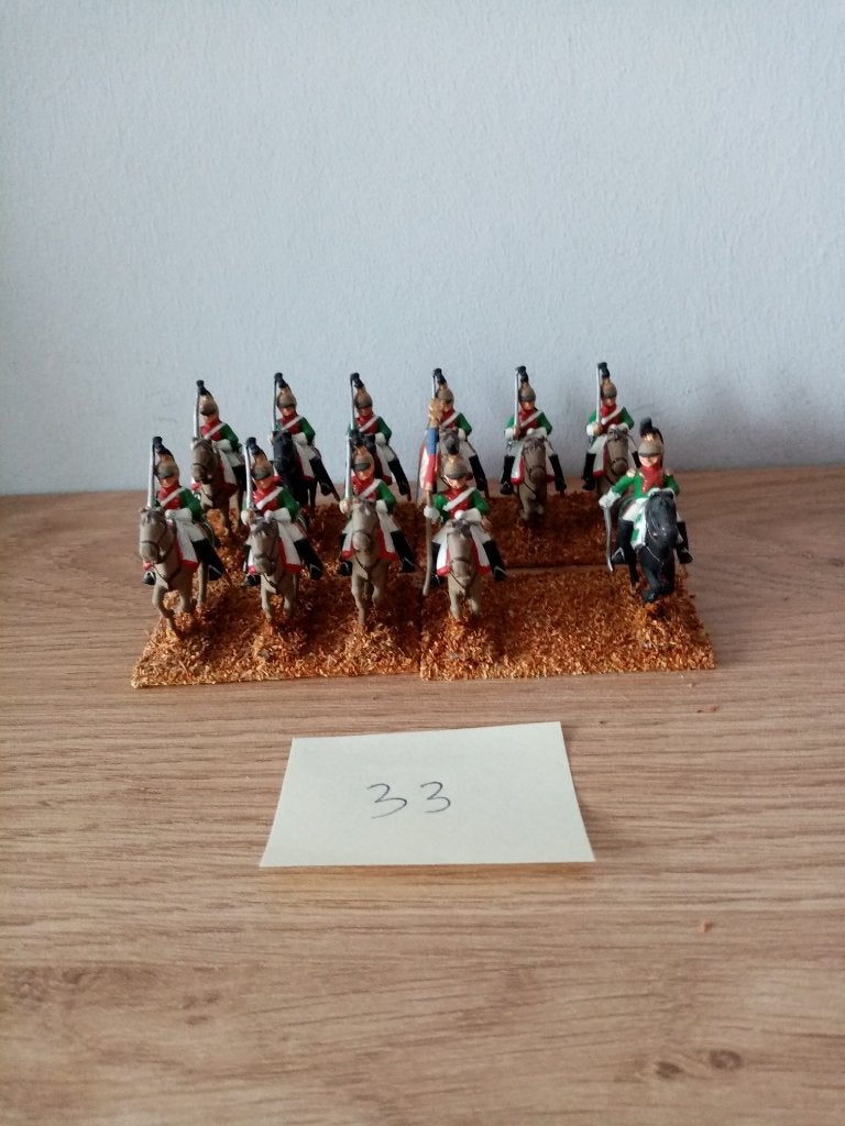 Slag bij waterloo, dragoon frankrijk(33)25 mm,tin, Minifigs, Ophalen of Verzenden, Nieuw, 1:35 tot 1:50, Figuur of Figuren