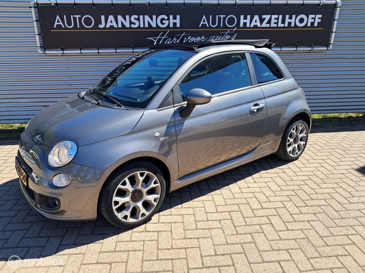 Fiat 500 C 0.9 TwinAir Lounge Cabrio Ndl auto | Airco | LM V, Auto's, Fiat, Bedrijf, Te koop, 500C, ABS, Airbags, Airconditioning