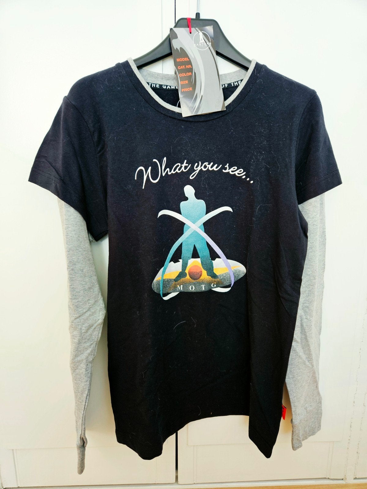 Nieuw T-shirt skate-shirt Game Masters maat 176, Ophalen of Verzenden, Nieuw, Overige maten, Zwart