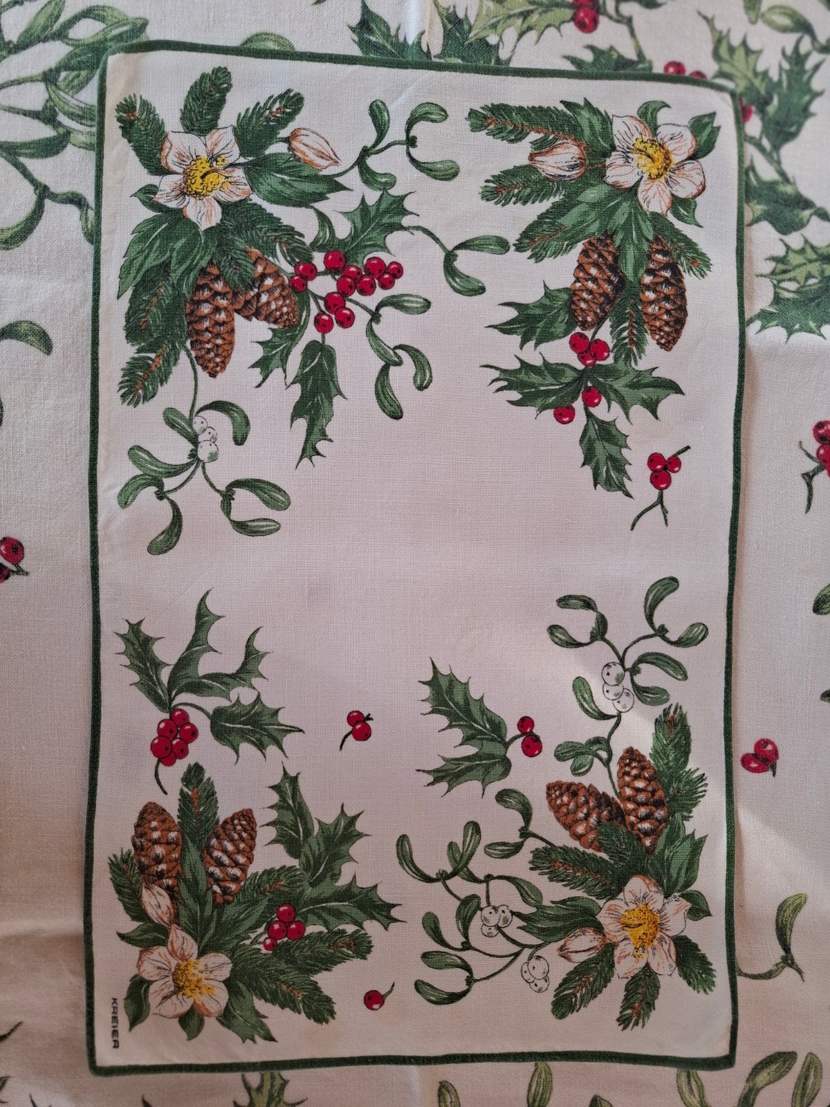 Kerstset van Kreier: tafelkleed, placemats en servetten, Ophalen of Verzenden, Rechthoek