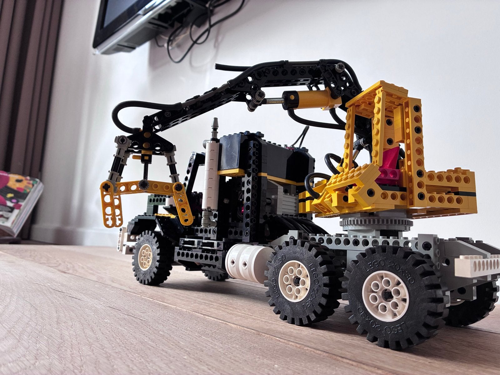 Lego Technic 8868 Luchtcompressor Vrachtwagen, Ophalen, Lego, Zo goed als nieuw, Complete set