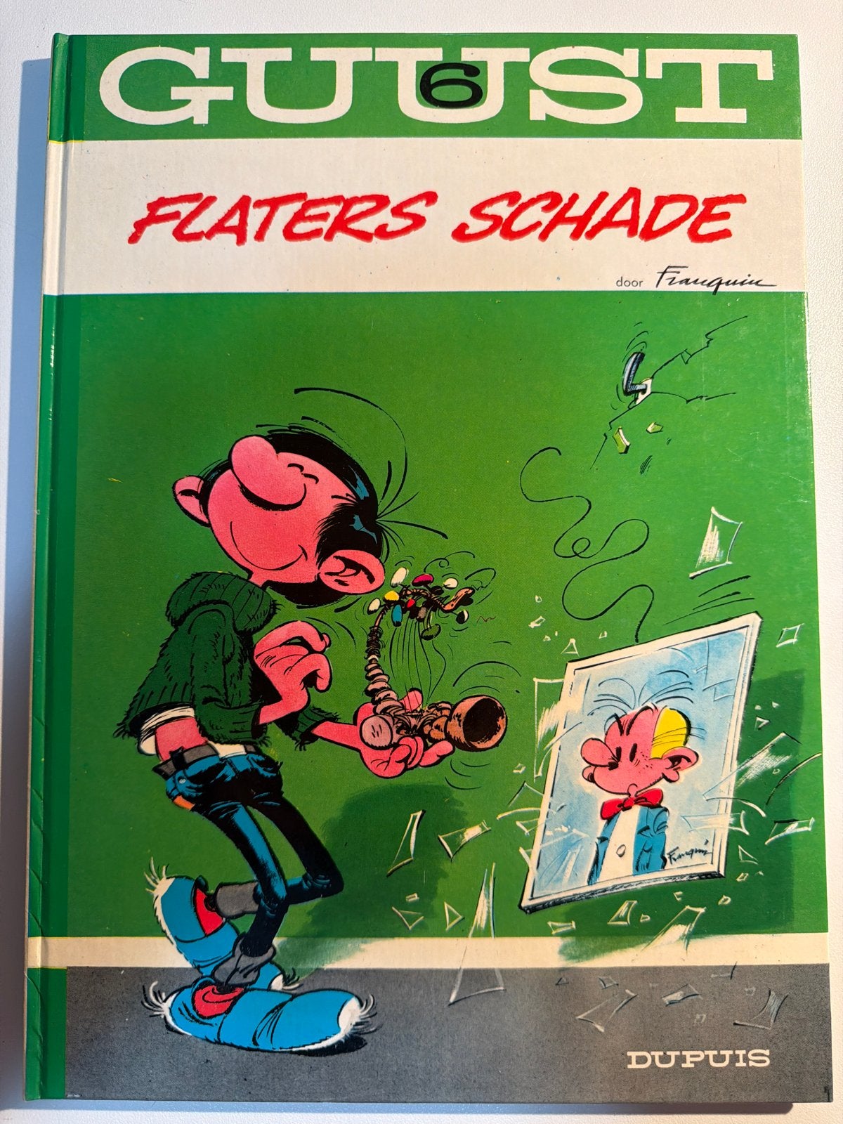 Guust Flaters Schade - Stripboek Franquin Gekartoneerd, Boeken, Eén stripboek, Ophalen of Verzenden, Zo goed als nieuw
