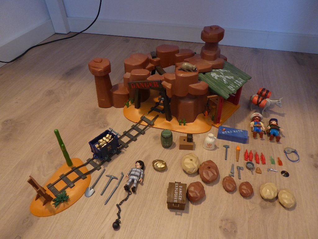PLAYMOBIL Western Goudmijn - 5246, Gebruikt, Complete set, Overige typen, Ophalen of Verzenden