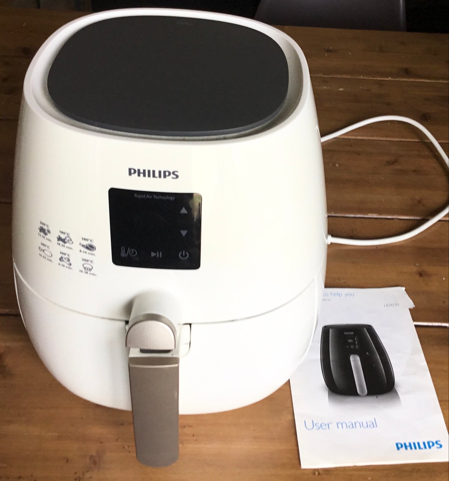 PHILIPS VIVA PLUS HD9230 AIRFRYER, Ophalen of Verzenden, Gebruikt, Airfryer, 750 t/m 999 gram