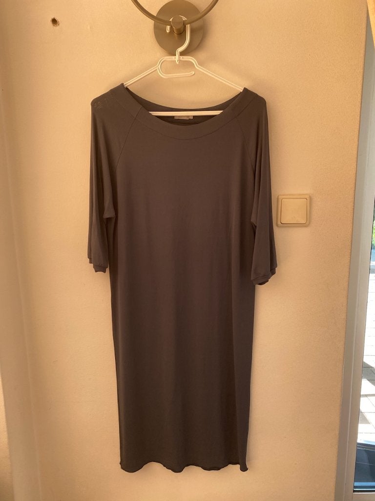 Nette donkerblauwe /grijsblauwe jurk No Man's land maat S, Kleding | Dames, Jurken, Maat 38/40 (M), Blauw, Ophalen of Verzenden