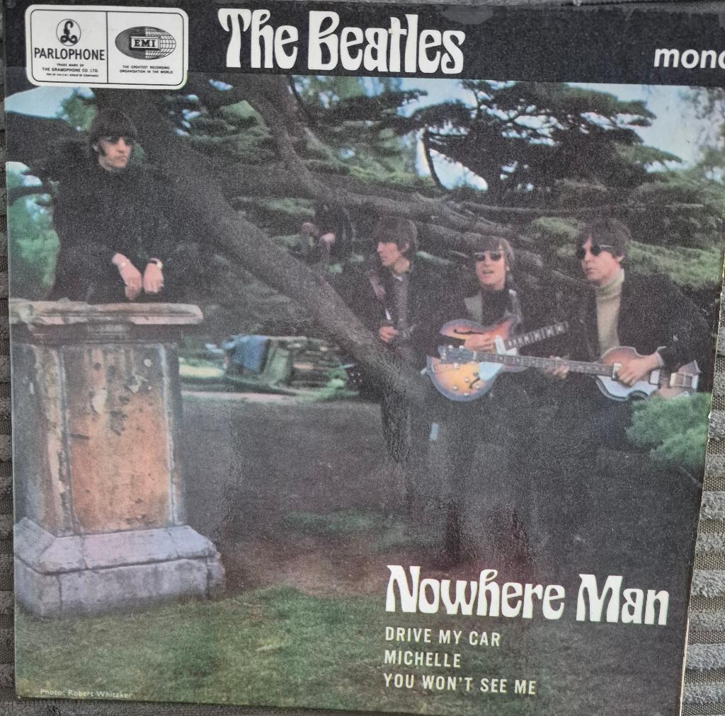 The Beatles. Nowhere Man. EP. MONO., Gebruikt, 7 inch, Ophalen of Verzenden, Pop