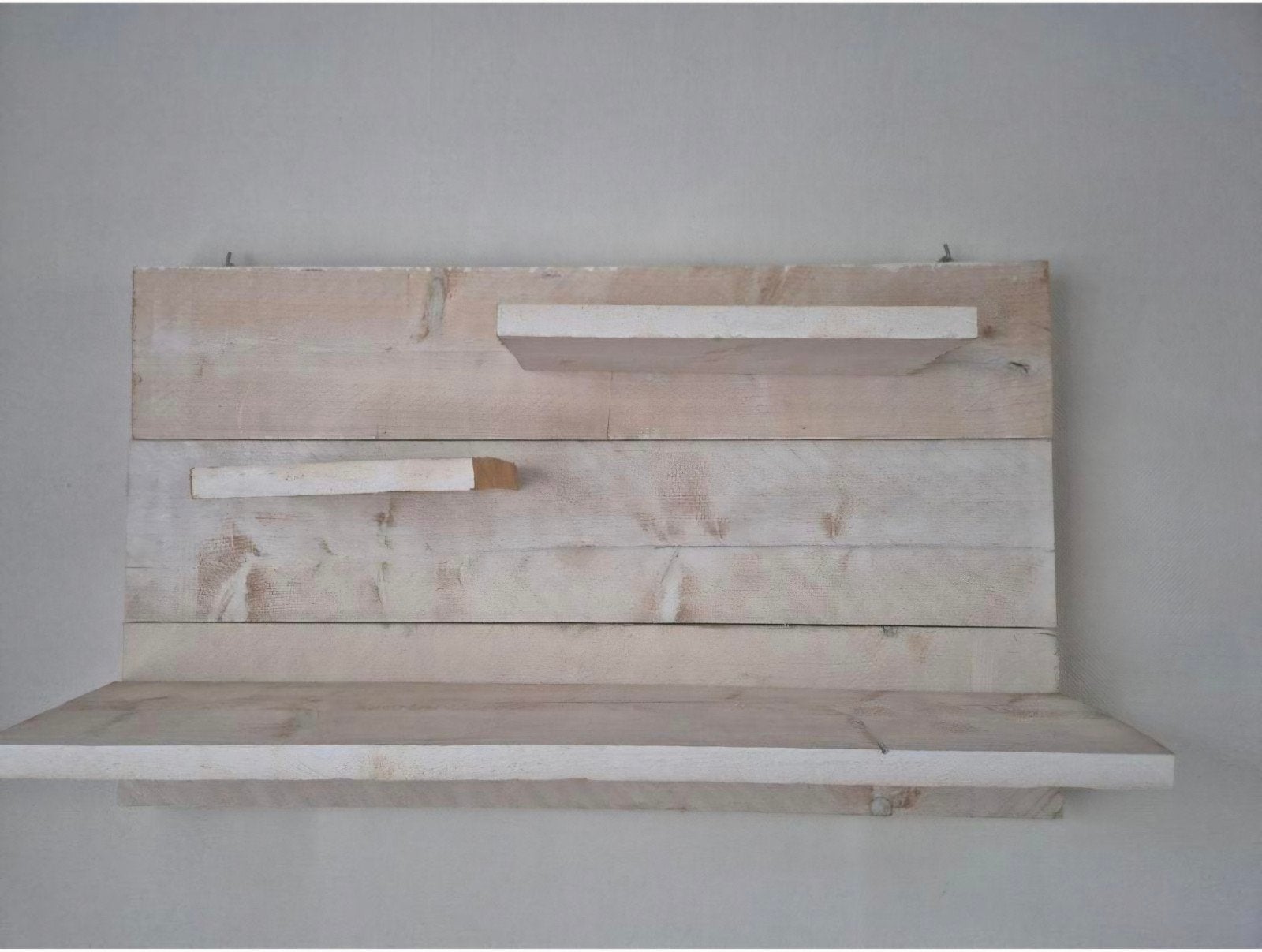 steigerhouten wandbord met planken, Ophalen