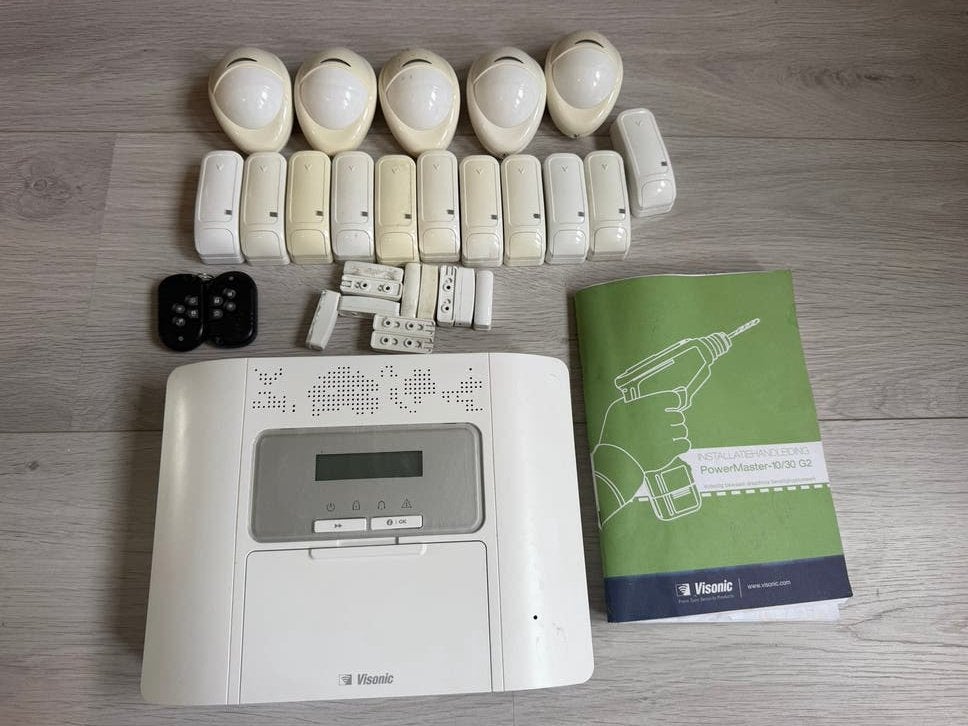 Visonic PowerMaster-10/30 G2 Alarmsysteem Compleet, Draadloos, Ophalen of Verzenden, Compleet systeem, Beweging