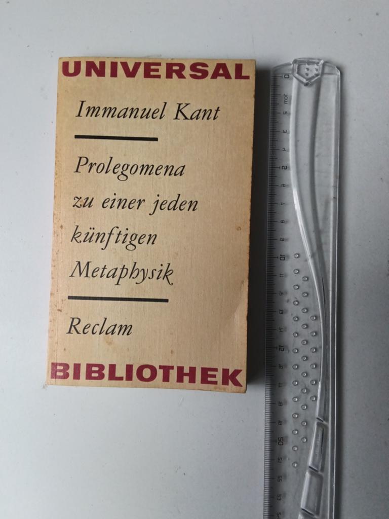 Immanuel Kant - Prolegomena (Reclam Bibliotheek), Boeken, Ophalen of Verzenden, Gelezen, Logica of Wetenschapsfilosofie, Kant