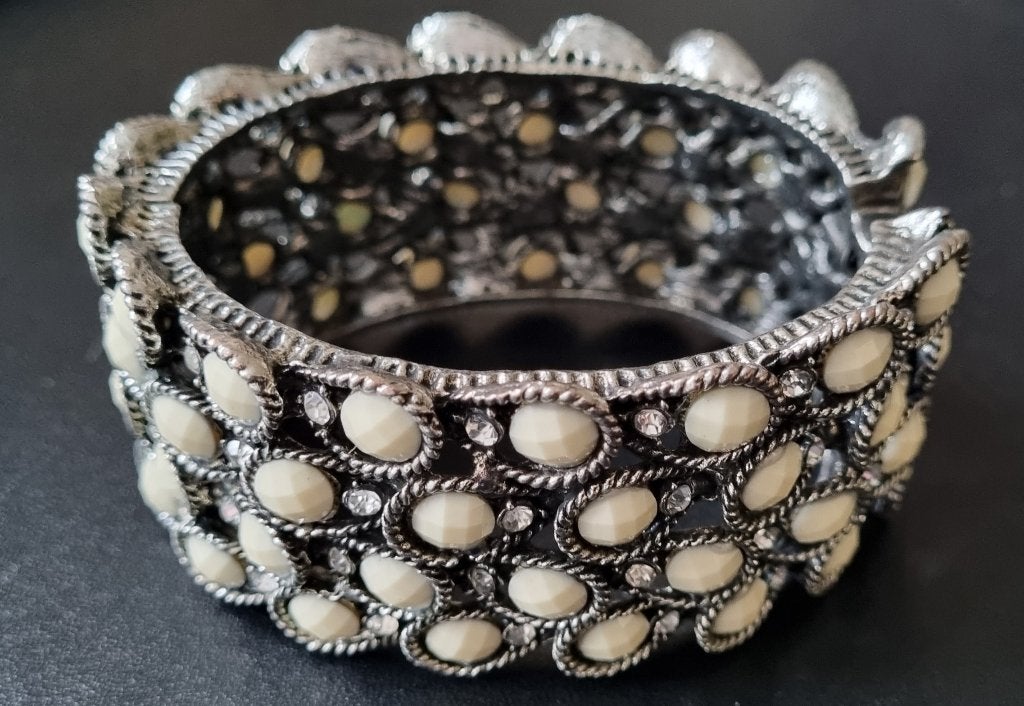 Exclusieve brede armband (Nieuw), Verzenden, Nieuw, Zilver, Overige materialen