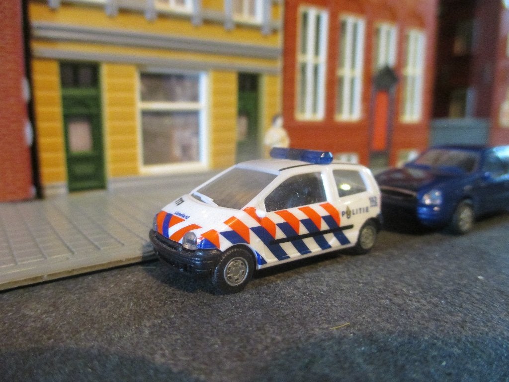 Renault Twingo - Herpa Politie IJsselmuiden, Ophalen of Verzenden, Zo goed als nieuw, Auto, Herpa