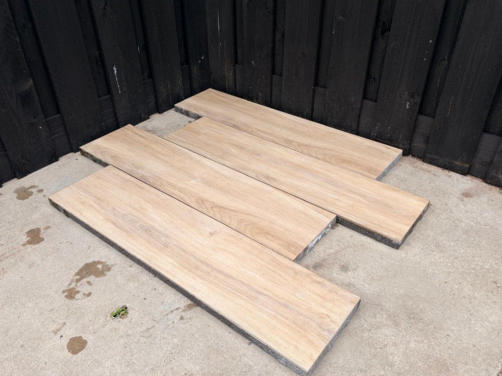Nieuwe keramische houtlook tegels! 30x120x4cm 7,2m2, Ophalen, Keramiek, Nieuw, 5 tot 10 m²