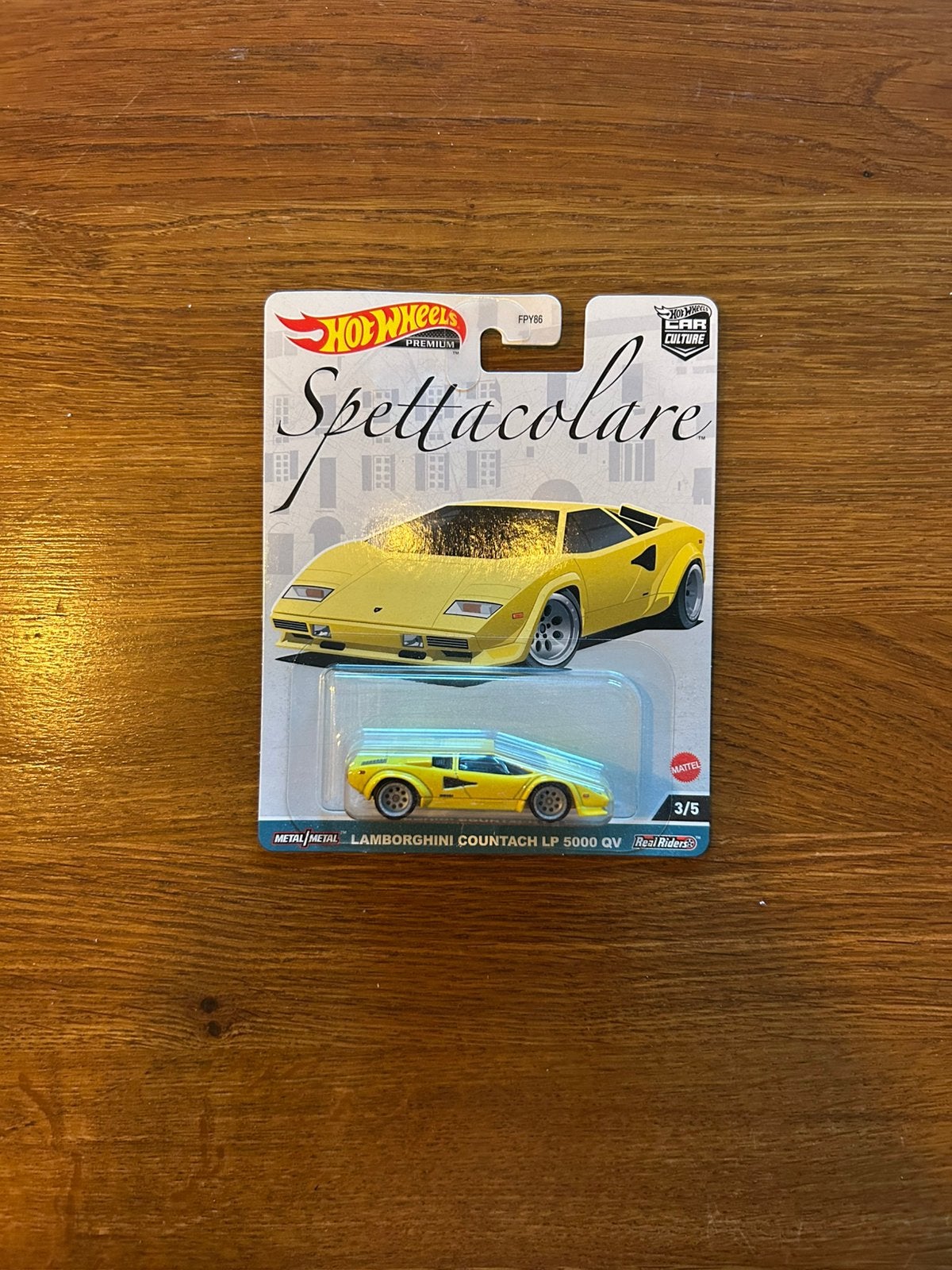 HotWheels Premium Lamborghini Countach, Verzenden, Zo goed als nieuw, Auto