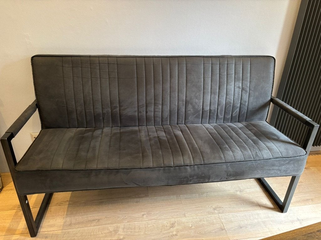 Eettafelbank met 3 stoelen (gratis), Ophalen, Gebruikt, 200 cm of meer, 50 tot 100 cm