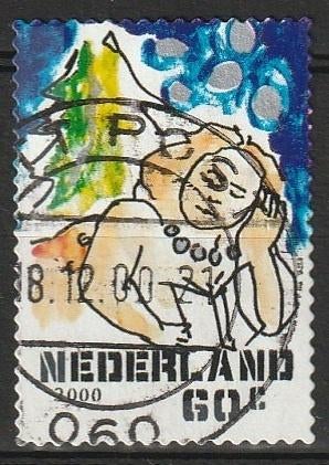 Nederland NVPH 1937 gestempeld 2000 PTT Post, Postzegels en Munten, Postzegels | Nederland, Verzenden, Na 1940, Gestempeld