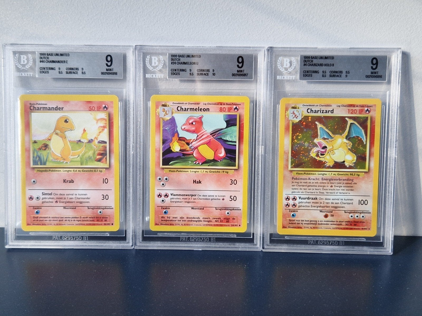 NL evolution setje Charizard Mint, Ophalen, Zo goed als nieuw, Foil