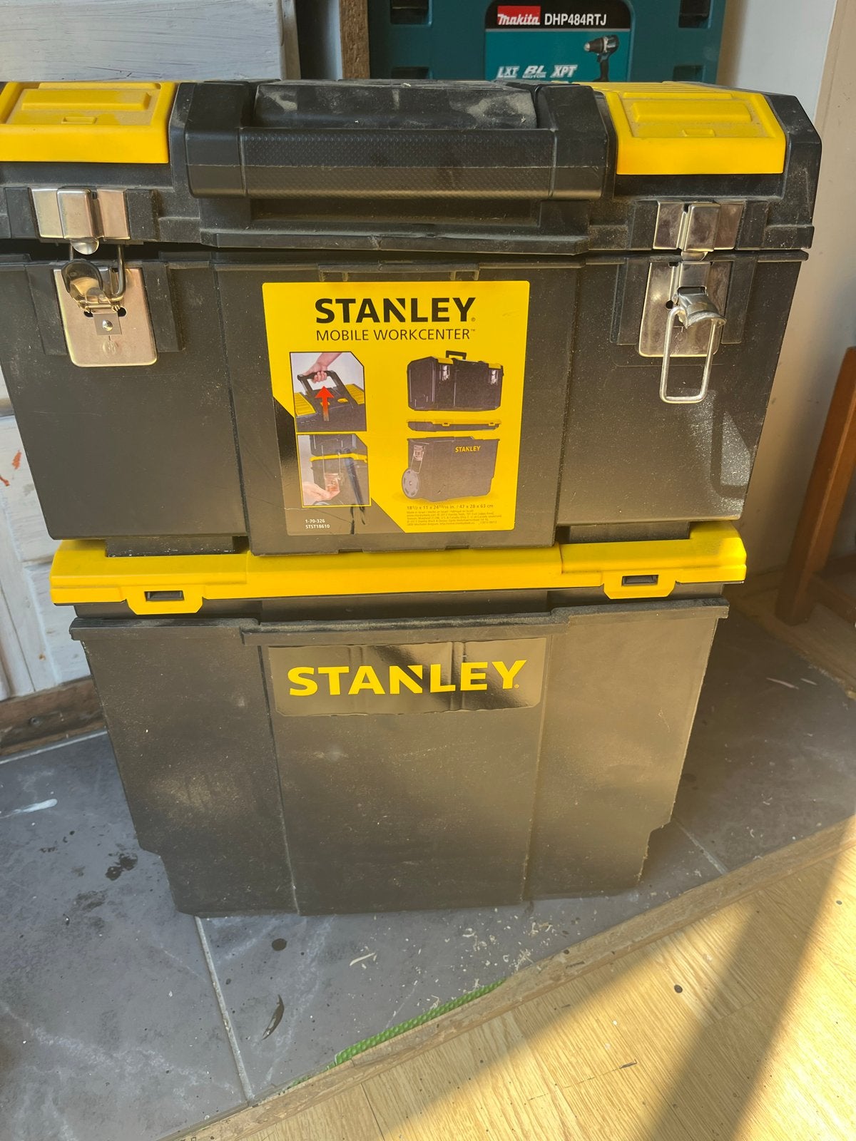 Stanley Mobile Workcenter Gereedschapskist op Wielen, Doe-het-zelf en Verbouw, Ophalen of Verzenden, Gebruikt