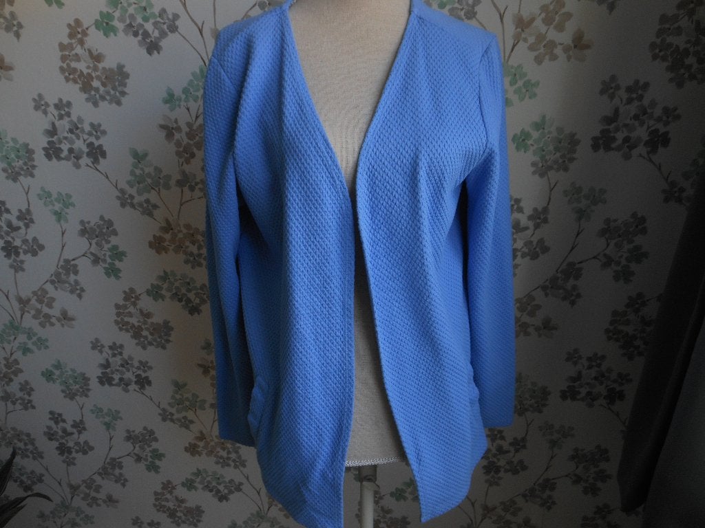 Vest van LAURA TORELLI, Ophalen of Verzenden, Zo goed als nieuw, Maat 38/40 (M), Blauw