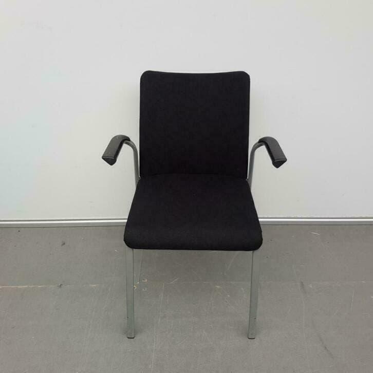 Steelcase Eastside vergaderstoelen - nieuwe zwarte stof, Ophalen, Gebruikt, Zwart, Eén