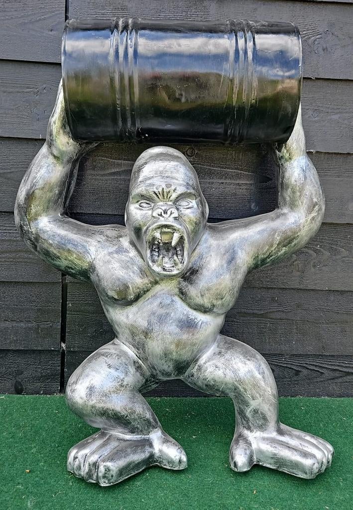 Donkie Kong beeld, Ophalen, Dierenbeeld, Kunststof, Hardinxveld-Giessendam