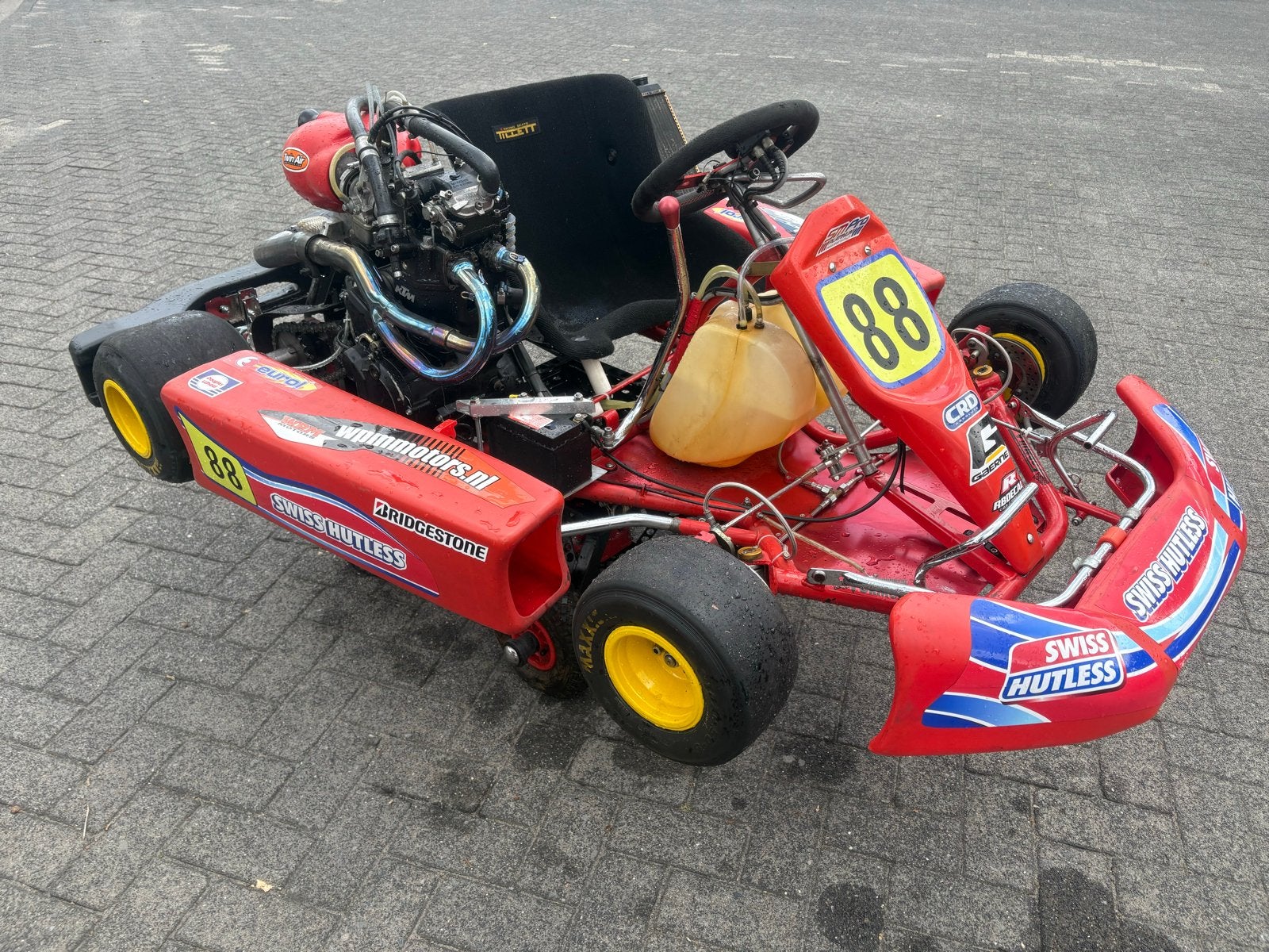 Schakelkart Swiss Hutless LC4 KTM 4-takt 398cc, Ophalen, Gebruikt, Kart