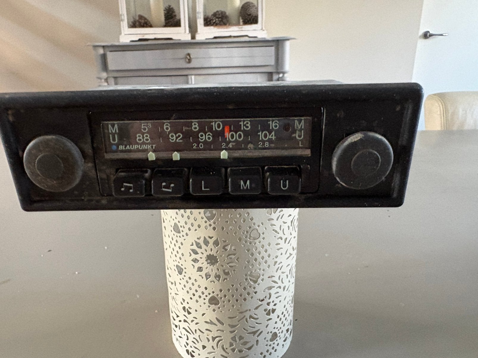 Nostalgische Blaupunkt autoradio Mannheim L, Auto diversen, Autoradio's, Ophalen of Verzenden, Gebruikt