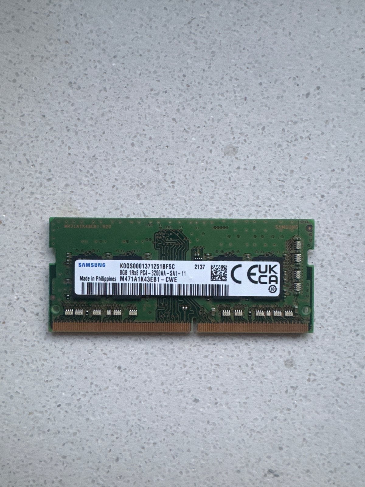 Samsung (+andere) 8GB DDR4 3200/2400/2666MHz/ RAM SODIMM, DDR4, 8 GB, Ophalen of Verzenden, Zo goed als nieuw