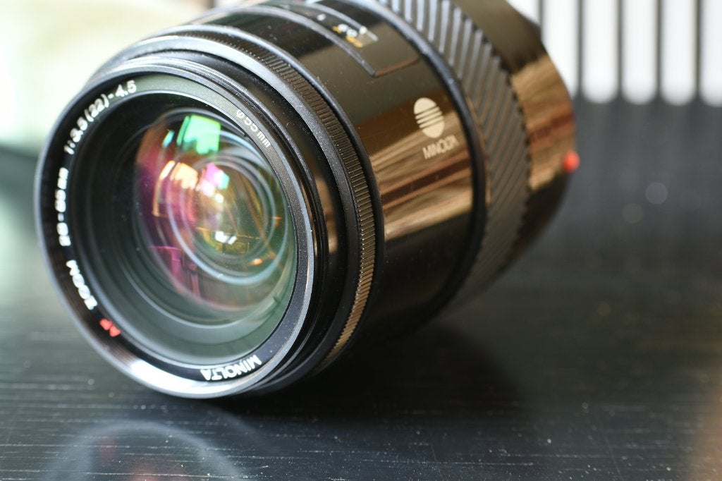 Minolta AF 28-85mm f/3.5-4.5 Macro Sony A-Mount, Ophalen, Gebruikt, Standaardlens, Zoom