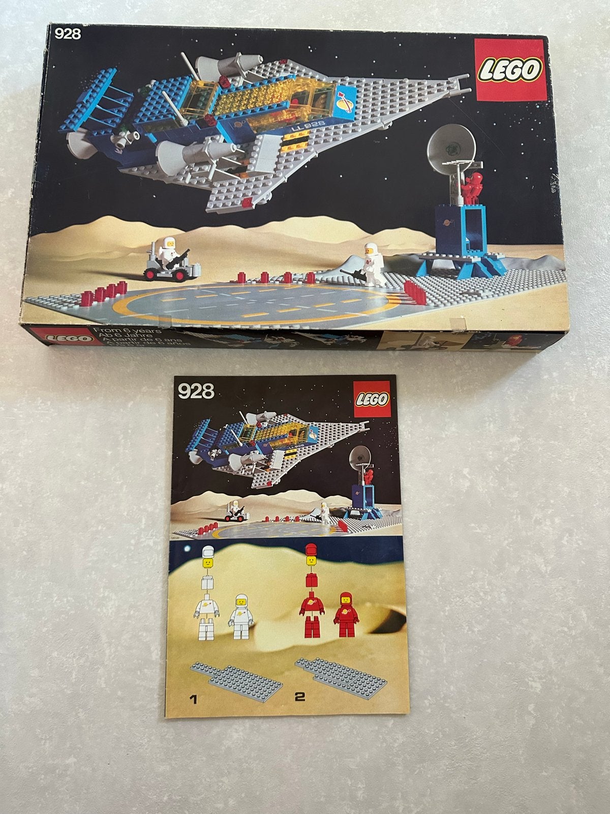 LEGO Classic Space 928 Galaxy Explorer (1979) met doos, Gebruikt, Lego, Ophalen of Verzenden, Space