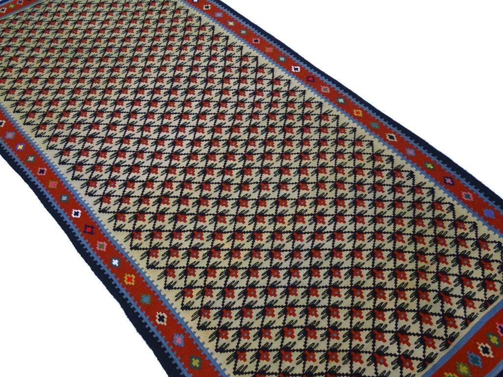 Perzisch tapijt - Senneh - 225 x 100 cm - Handgeknoopt kleed, -, -, 200 cm of meer, Zo goed als nieuw
