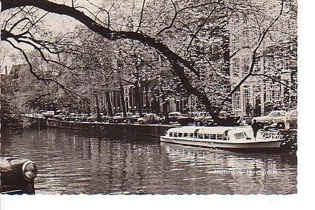 Ansichtkaart 	Amsterdam	Herengracht, Verzenden, 1940 tot 1960, Ongelopen, Noord-Holland