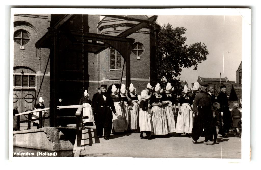Volendam, Verzenden, 1940 tot 1960, Gelopen, Noord-Holland