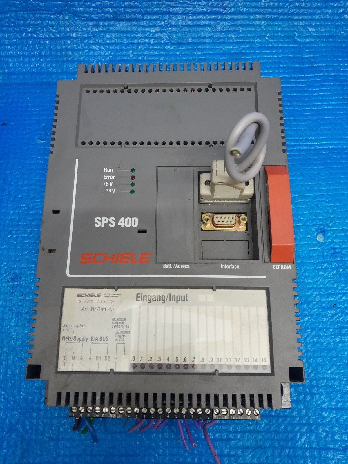 Schiele sps400 sps 400 s400 plc control unit steuergerät, Ophalen of Verzenden
