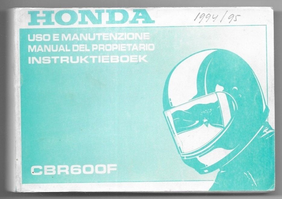 Honda CBR600 F instructieboek 1994 (7361z), Ophalen of Verzenden, Honda