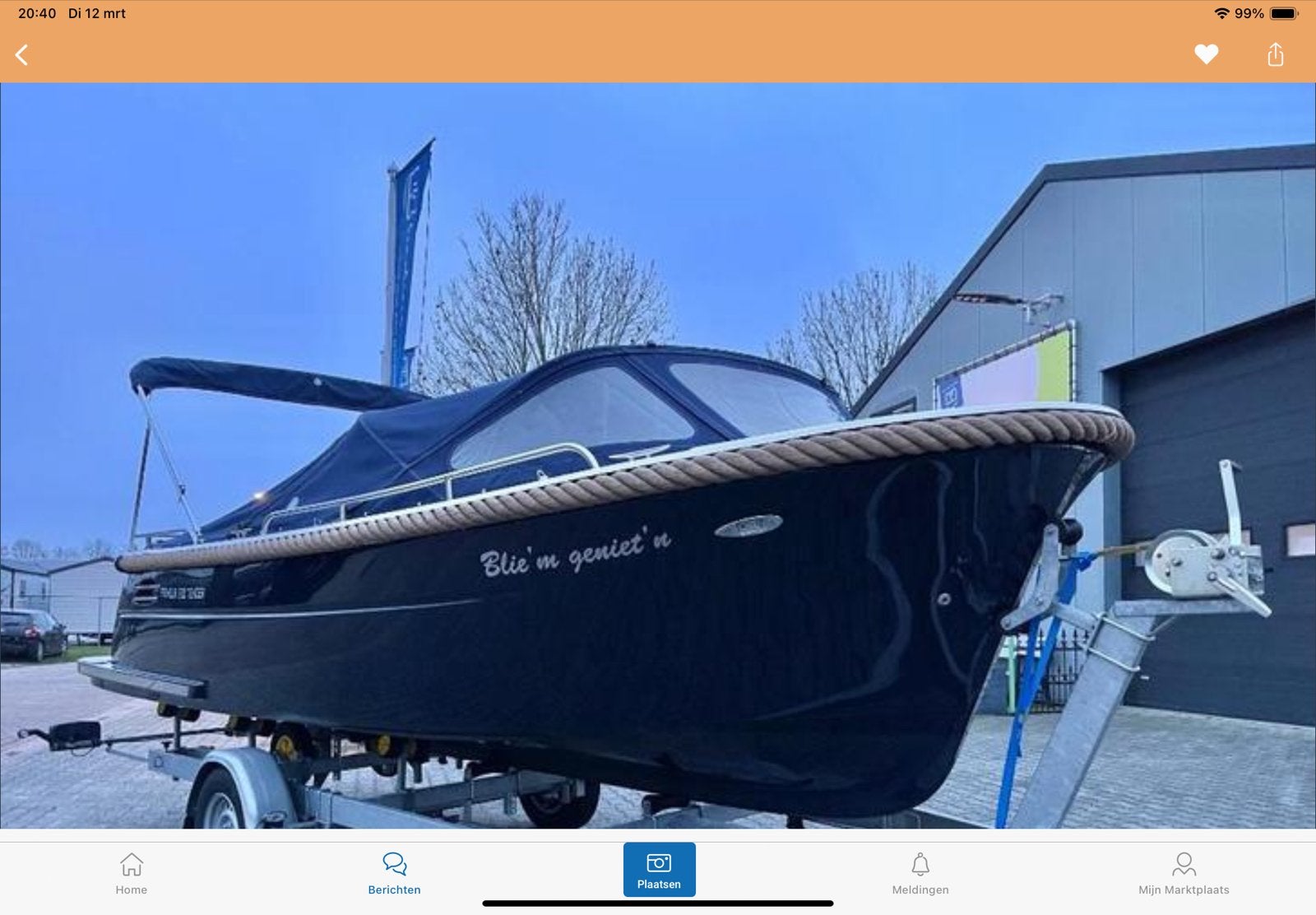 Primeur 610 Tender - Zo goed als nieuw, Buitenboordmotor, Biminitop, Polyester, 2 m