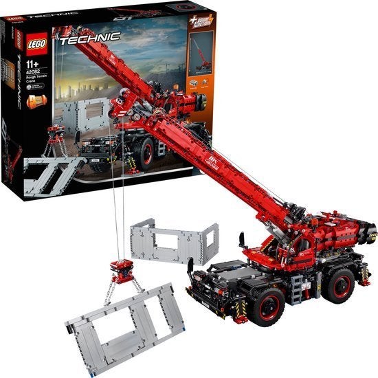 LEGO 42082 Technic Kraan voor Alle Terreinen, Lego, Nieuw, Ophalen of Verzenden, Complete set