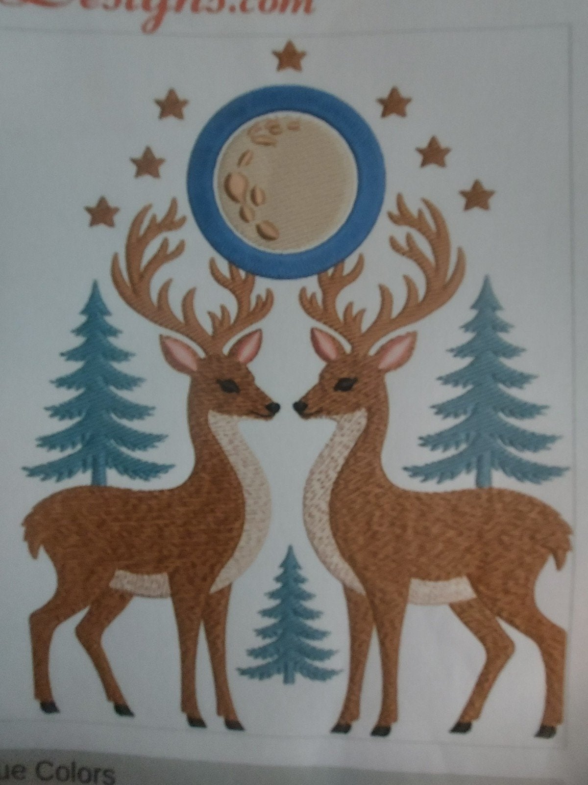 Prachtig geborduurd lapje stof met een winterse voorstelling, Hobby en Vrije tijd, Ophalen of Verzenden, Nieuw