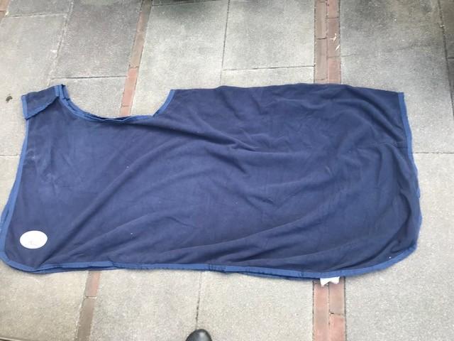 Uitstapdeken Fleece Blauw Maat L Nette Deken (13), Full (L), Zweetdeken, Zo goed als nieuw, Vochtregulering
