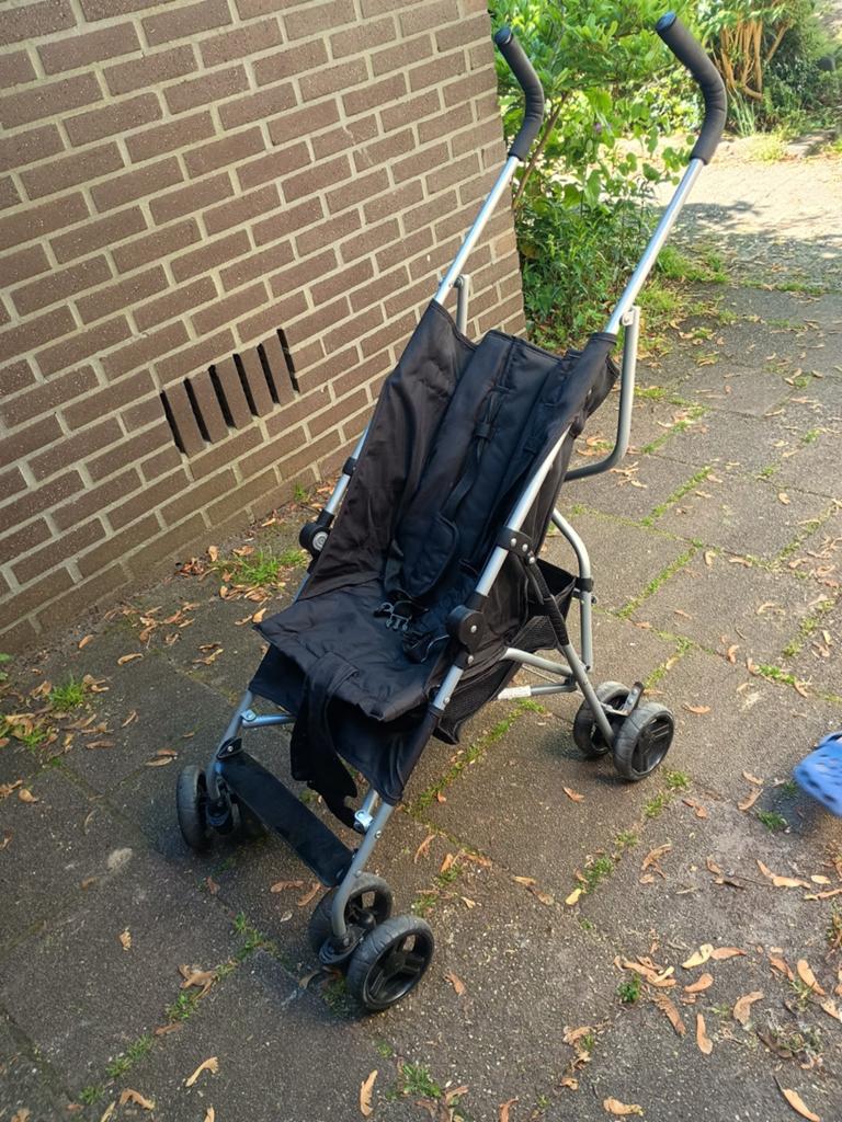 Compacte buggy, ideaal voor onderweg, Ophalen, Gebruikt, Overige merken, Verstelbare rugleuning