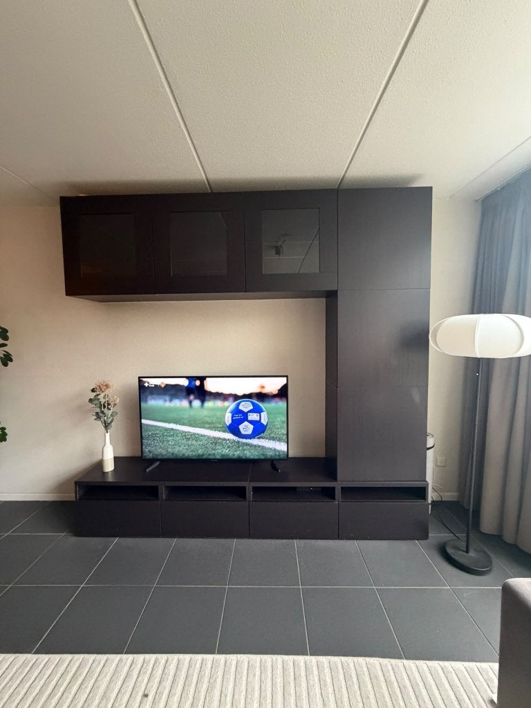 IKEA Besta TV-meubel/wandkast, Ophalen, Gebruikt, 200 cm of meer, Glas