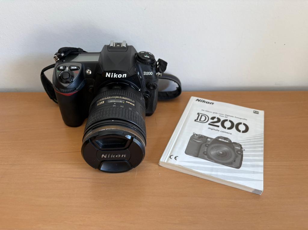 Nikon D200 dslr CCD sensor met Nikkor 16-85mm F:3.5-5.6G, Spiegelreflex, 10 Megapixel, Ophalen of Verzenden, Zo goed als nieuw