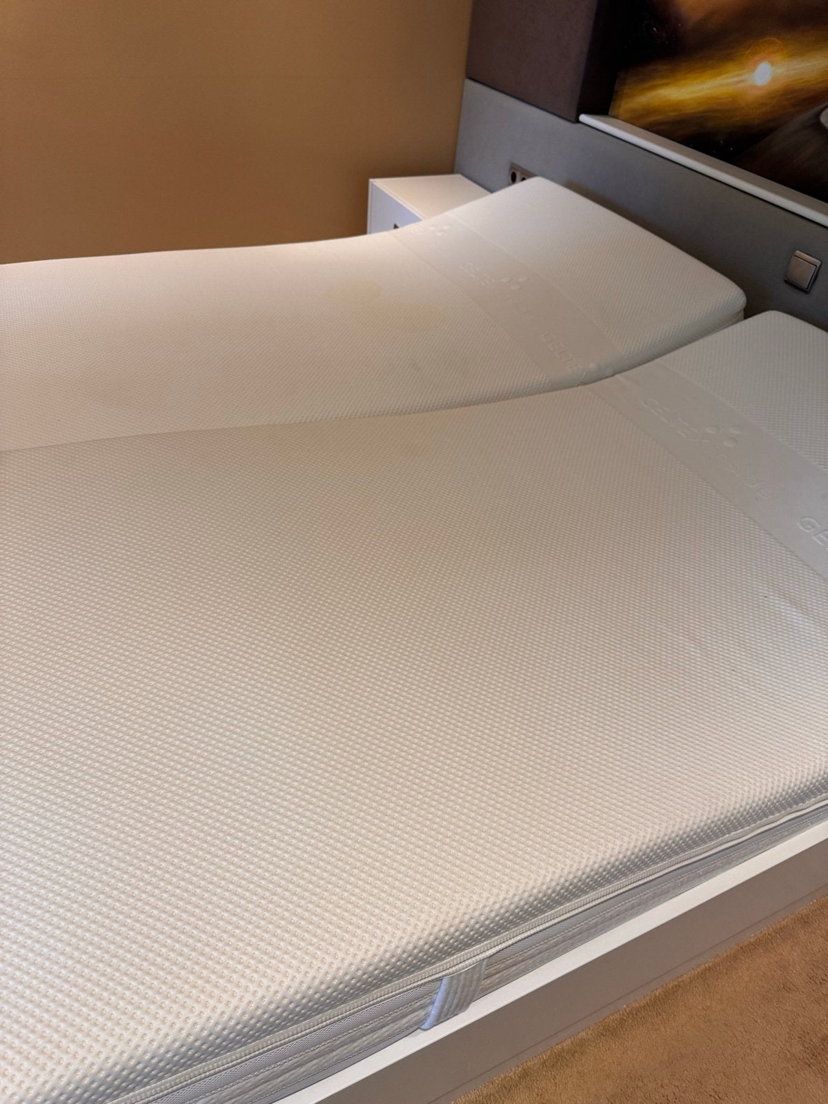 Swissflex geltex insde 24 versa matrassen (2stuks), Ophalen, Gebruikt, Tweepersoons, Matras