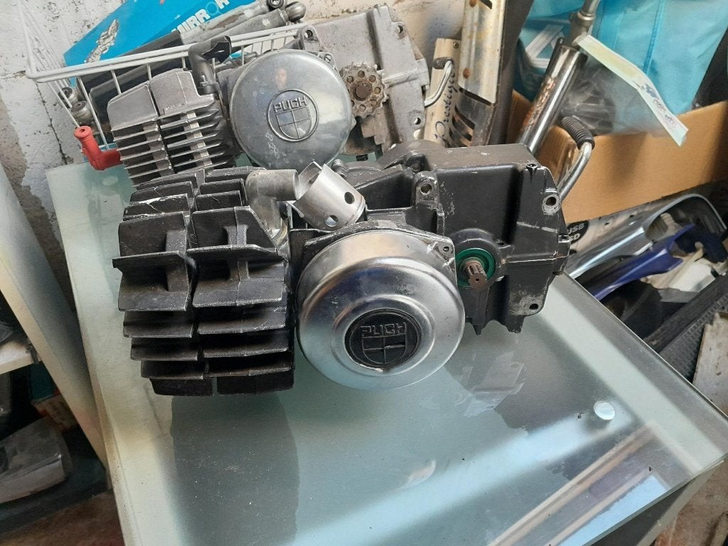 Puch Maxi 74cc metrakit kickstartblok, Fietsen en Brommers, Ophalen, Zo goed als nieuw, Blok