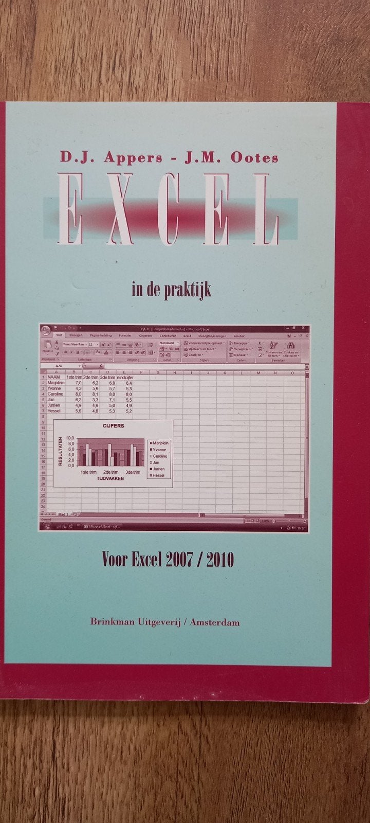 Excel in de praktijk - D.J. Appers & J.M. Ootes, Ophalen of Verzenden, Zo goed als nieuw, MBO, D.J. Appers - J.M. Ootes
