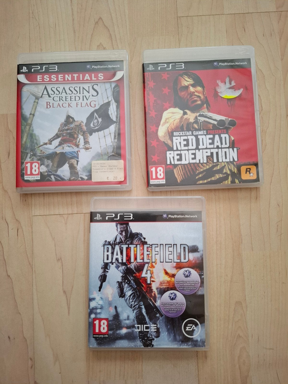 PS3 Games: Assassin's Creed, Red Dead Redemption, Battlefiel, Spelcomputers en Games, Avontuur en Actie, Gebruikt, Vanaf 18 jaar