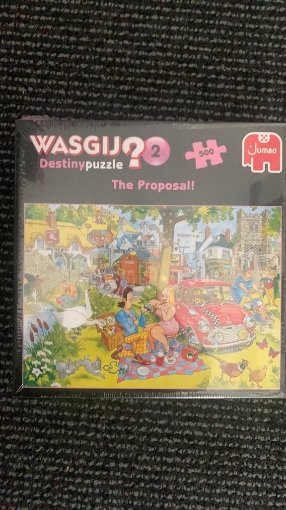Wasgij destiny puzzle ?500 stukjes The Proposal!, Ophalen of Verzenden, 500 t/m 1500 stukjes, Nieuw