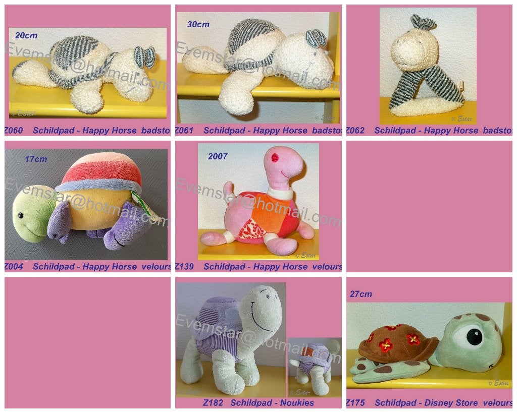 Schildpad Schildpadje Happy Horse Disney Store Noukies, Ophalen, Zo goed als nieuw, Overige typen